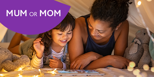 Mother and child reading