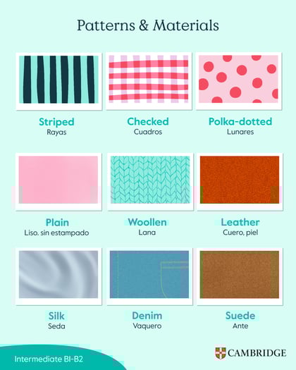 Illustrations of Patterns and Materials