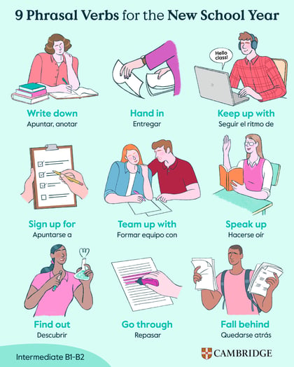phrasal verbs for the new school year (1)