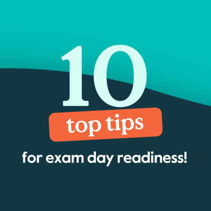 10 top tips for exam day readiness YouTube video image